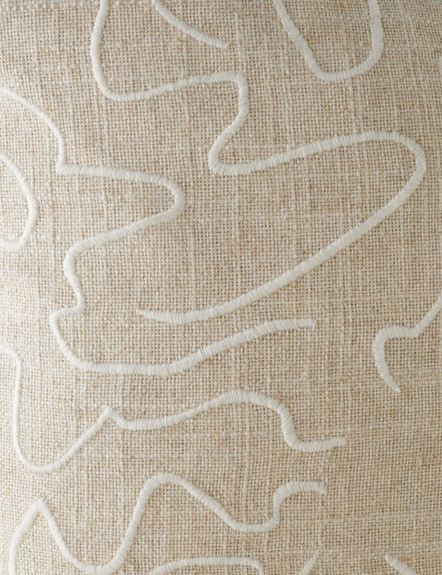 Topos Embroidered Pillow by Élan Byrd