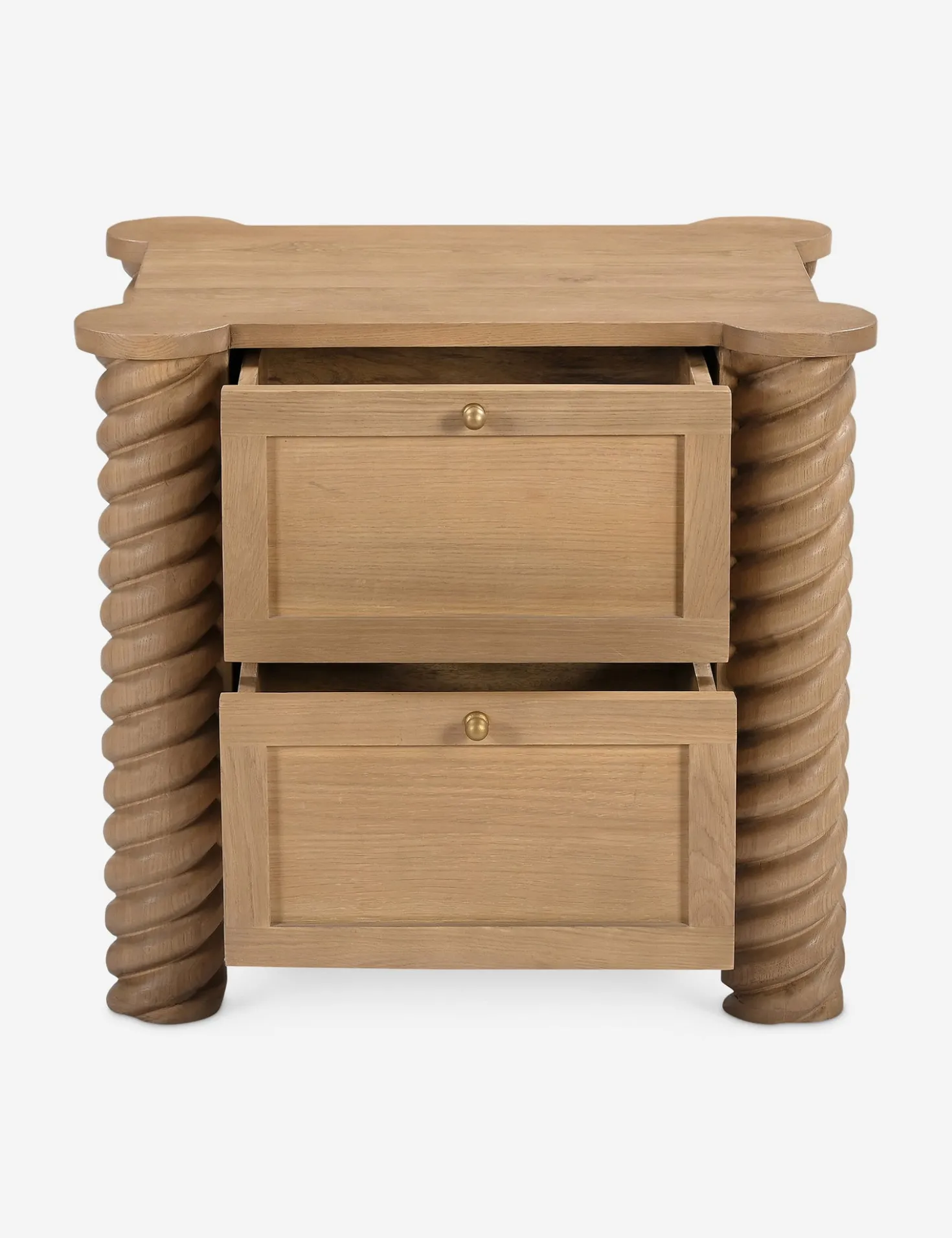 Treccia 2-Drawer Nightstand by Gillian Segal for Moe's
