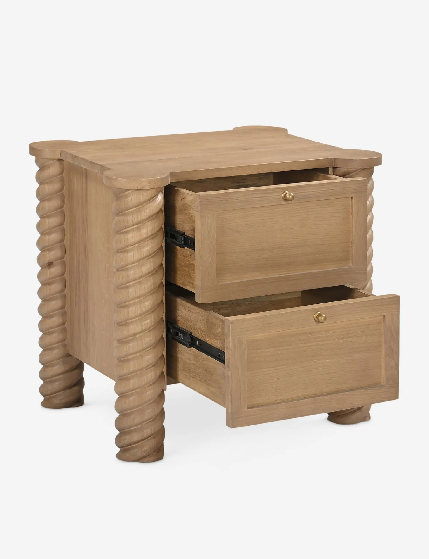 Treccia 2-Drawer Nightstand by Gillian Segal for Moe's