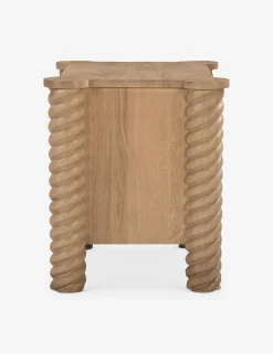 Treccia 2-Drawer Nightstand by Gillian Segal for Moe's