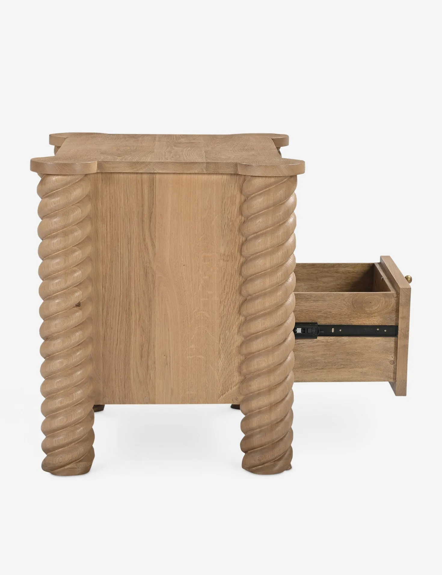 Treccia 2-Drawer Nightstand by Gillian Segal for Moe's