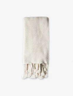 Trestles Chunky Knit Throw by Pom Pom at Home