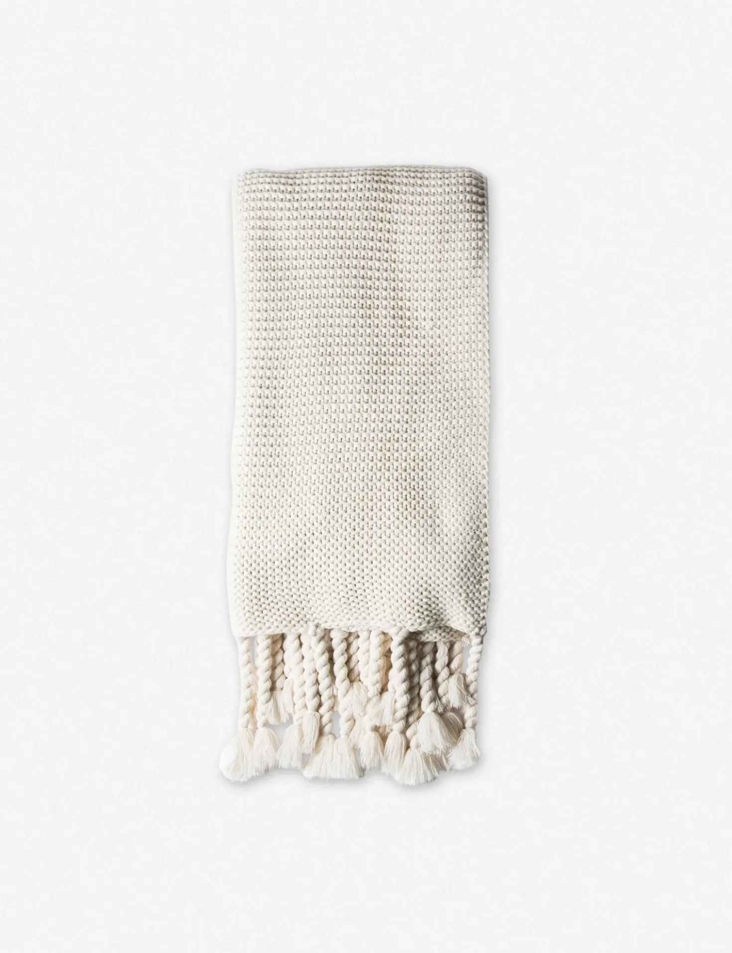 Trestles Chunky Knit Throw by Pom Pom at Home
