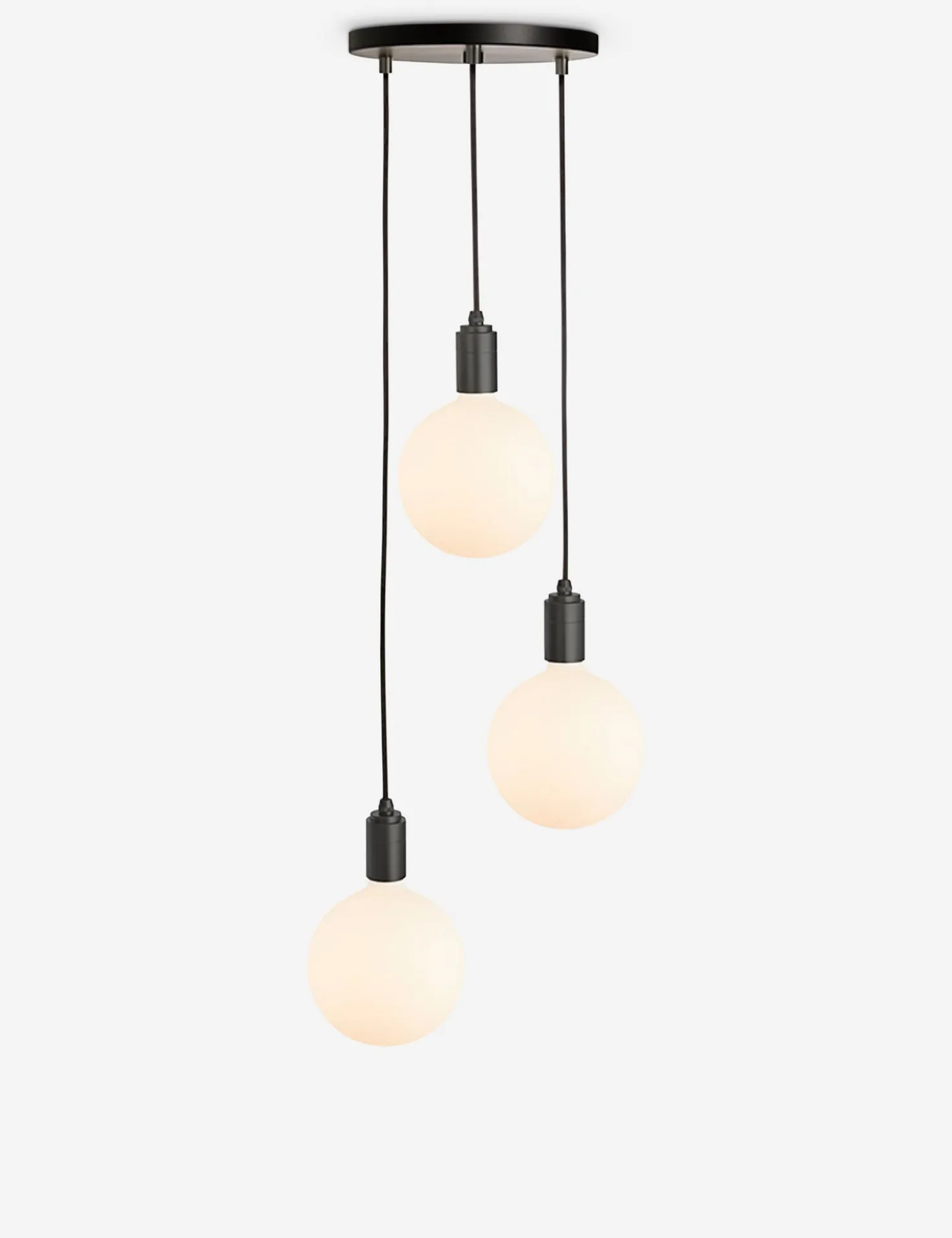 Triple Pendant Light with Sphere IV by Tala