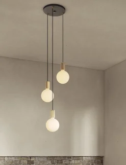 Triple Pendant Light with Sphere IV by Tala