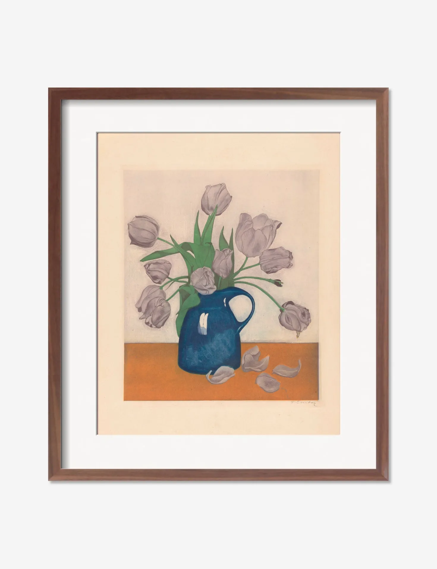 Tulips in a Pitcher Print by Frans Everbag