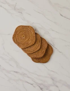 Tyna Rattan Coasters (Set of 4)