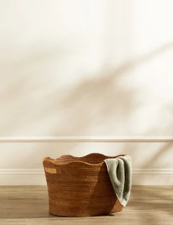 Tyna Rattan Laundry Basket