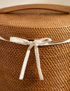 Tyna Rattan Lidded Hamper