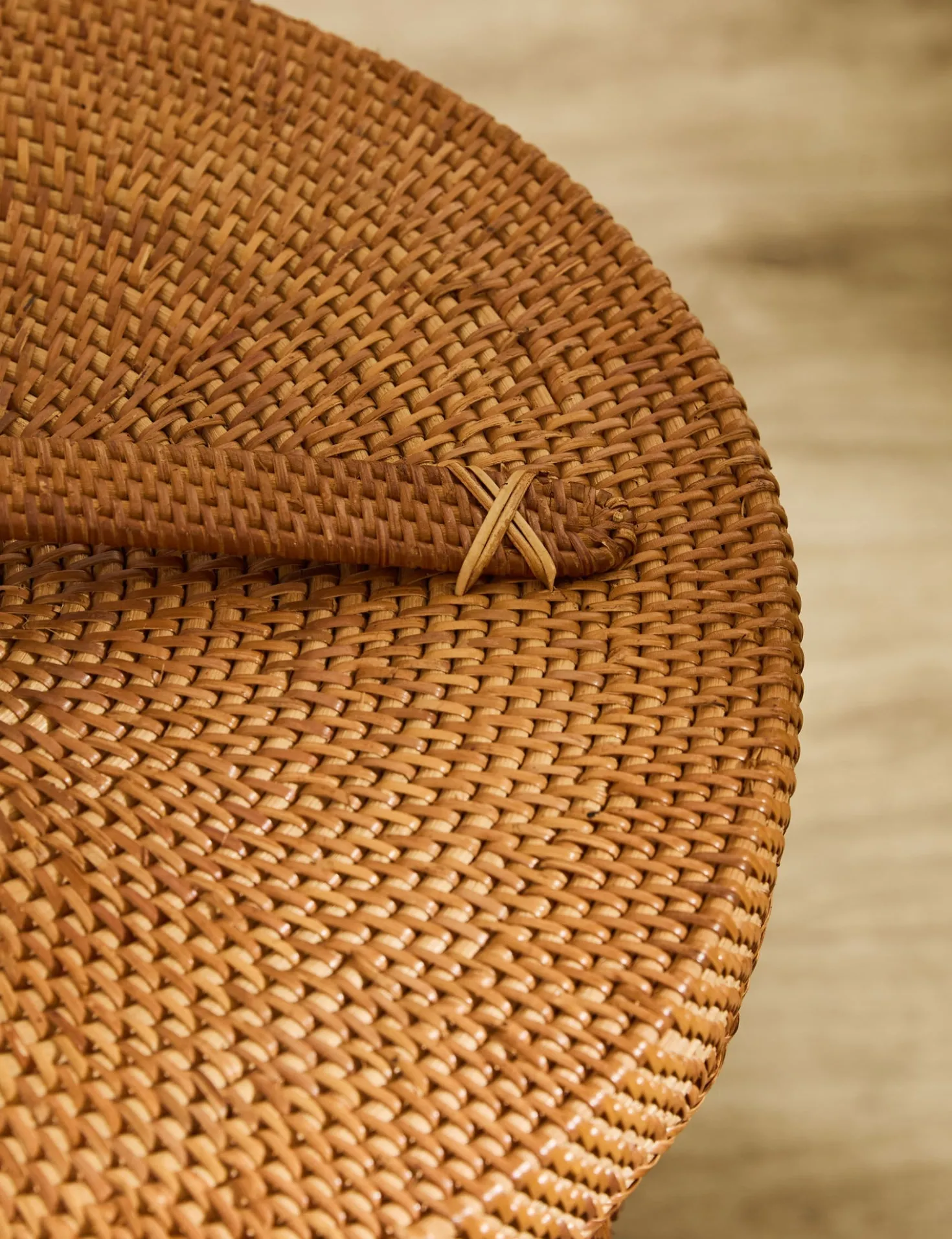 Tyna Rattan Lidded Hamper