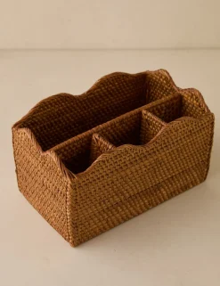 Tyna Rattan Utensil Caddy