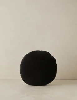 Velvet Round Pillow by Sarah Sherman Samuel