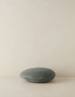 Velvet Round Pillow by Sarah Sherman Samuel