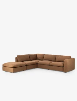 Verbena 4-Piece Sectional Sofa With Ottoman