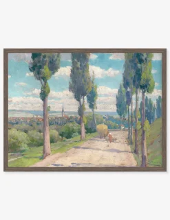 View of Spišská Nová Ves Print by Lajos Csordák