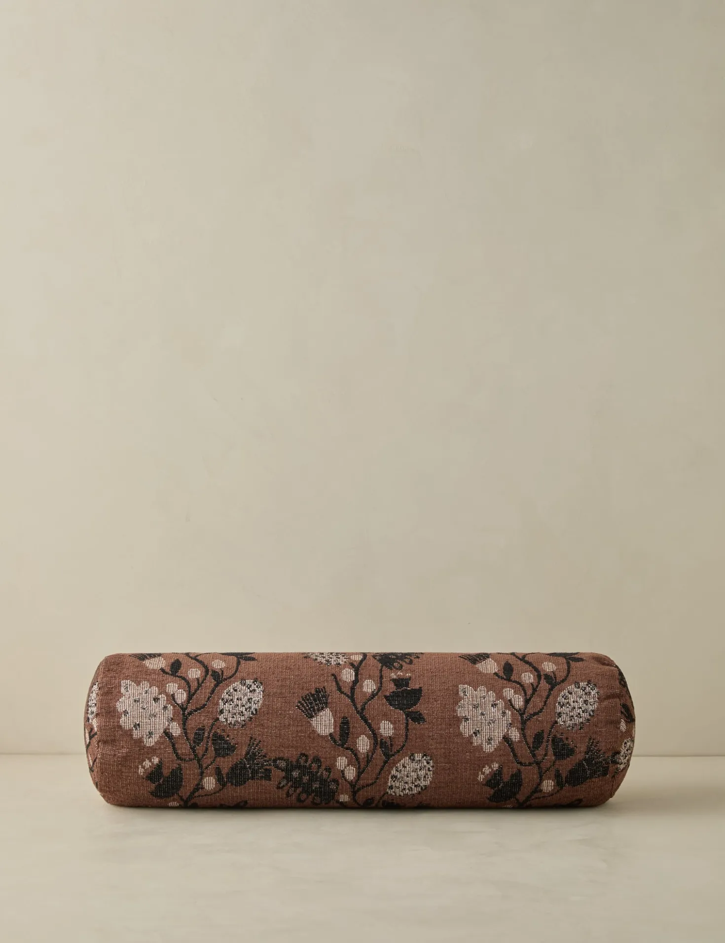 Vini Botanical Jacquard Bolster Pillow by Sarah Sherman Samuel
