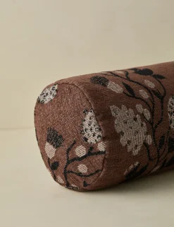 Vini Botanical Jacquard Bolster Pillow by Sarah Sherman Samuel
