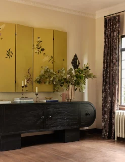 Vini Botanical Jacquard Curtain Panel by Sarah Sherman Samuel
