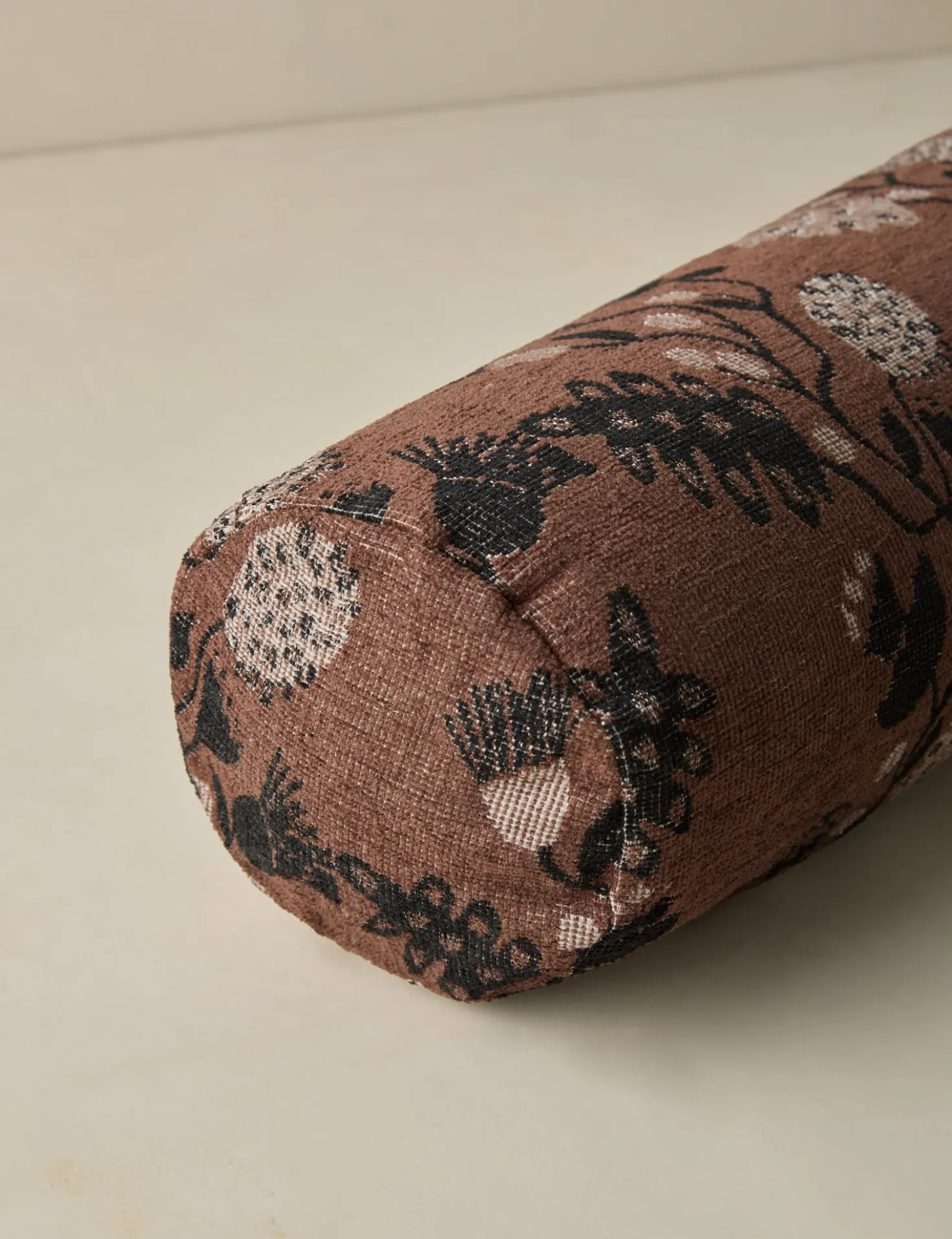 Vini Botanical Jacquard Long Bolster Pillow by Sarah Sherman Samuel