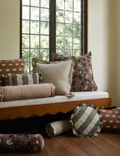 Vini Botanical Jacquard Pillow by Sarah Sherman Samuel