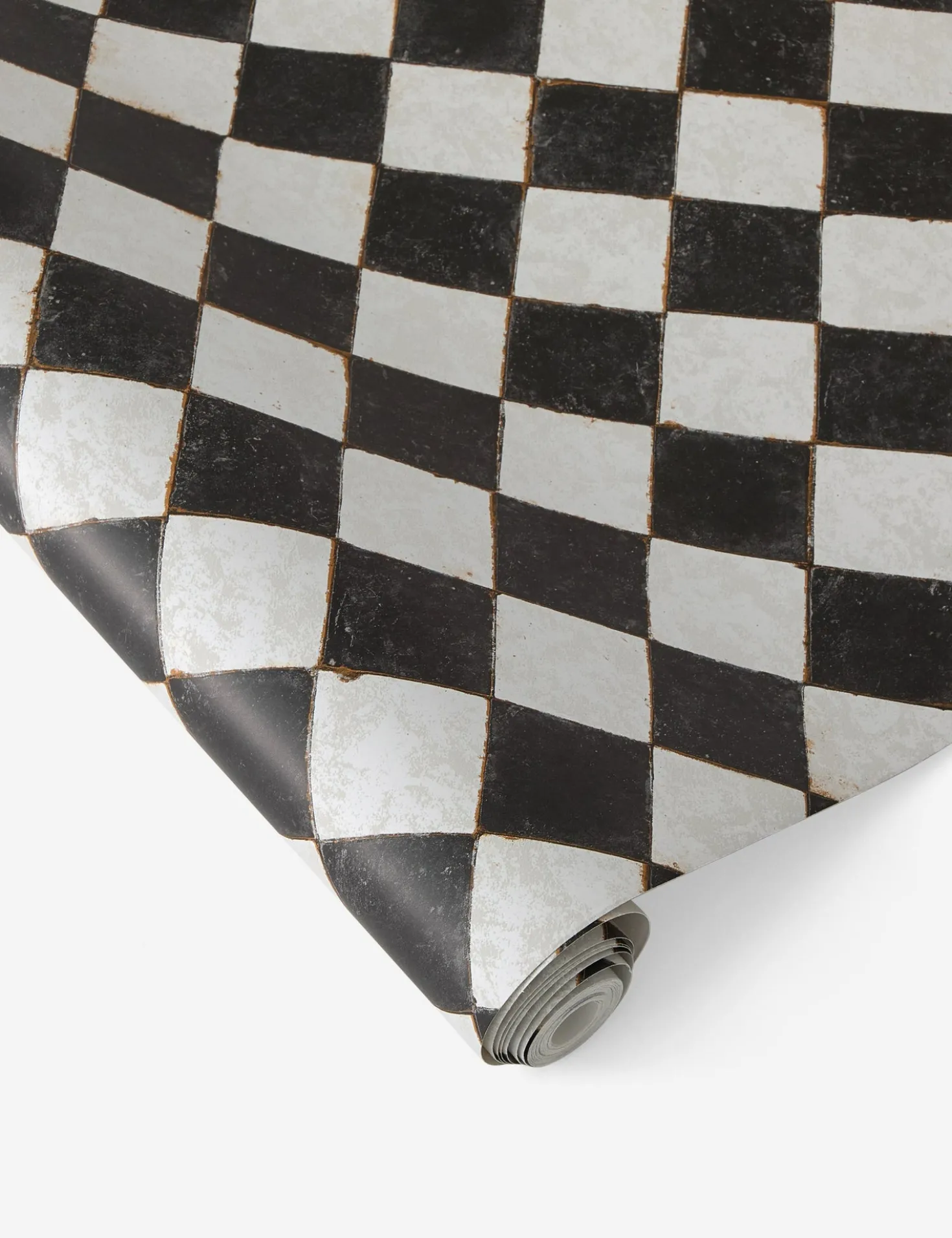 Vintage Check Textured Peel + Stick Wallpaper by Jeremiah Brent