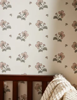 Vintage Floral Wallpaper by Rylee + Cru
