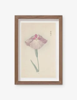 Vintage Japanese Iris No. 25 Wall Art by Miyoshi Manabu