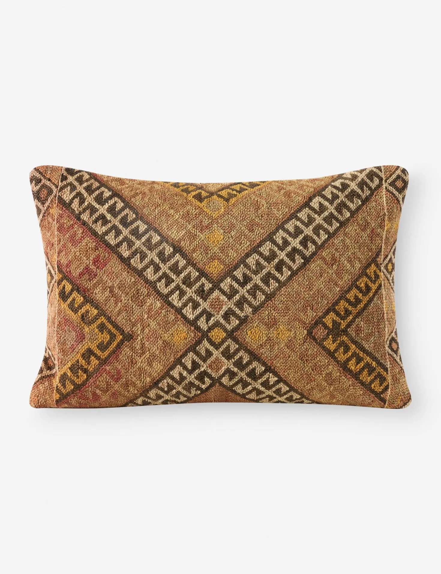 Vintage Lumbar Pillow No. 321, 16" x 26"