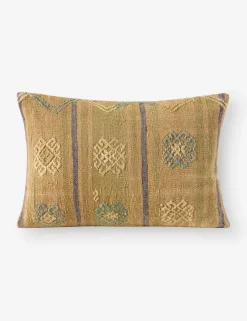 Vintage Lumbar Pillow No. 319, 16" x 26"
