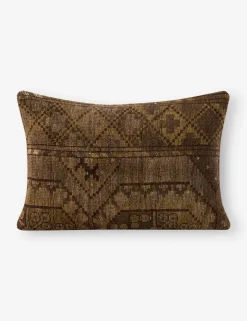 Vintage Lumbar Pillow No. 311, 16" x 24"