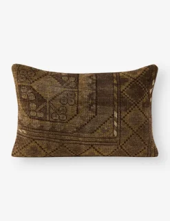 Vintage Lumbar Pillow No. 314, 16" x 24"