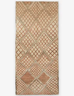 Vintage Moroccan Hand-Knotted Wool Rug No. 26, 6' x 13'3