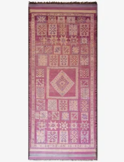 Vintage Moroccan Hand-Knotted Wool Rug No. 62, 5'4