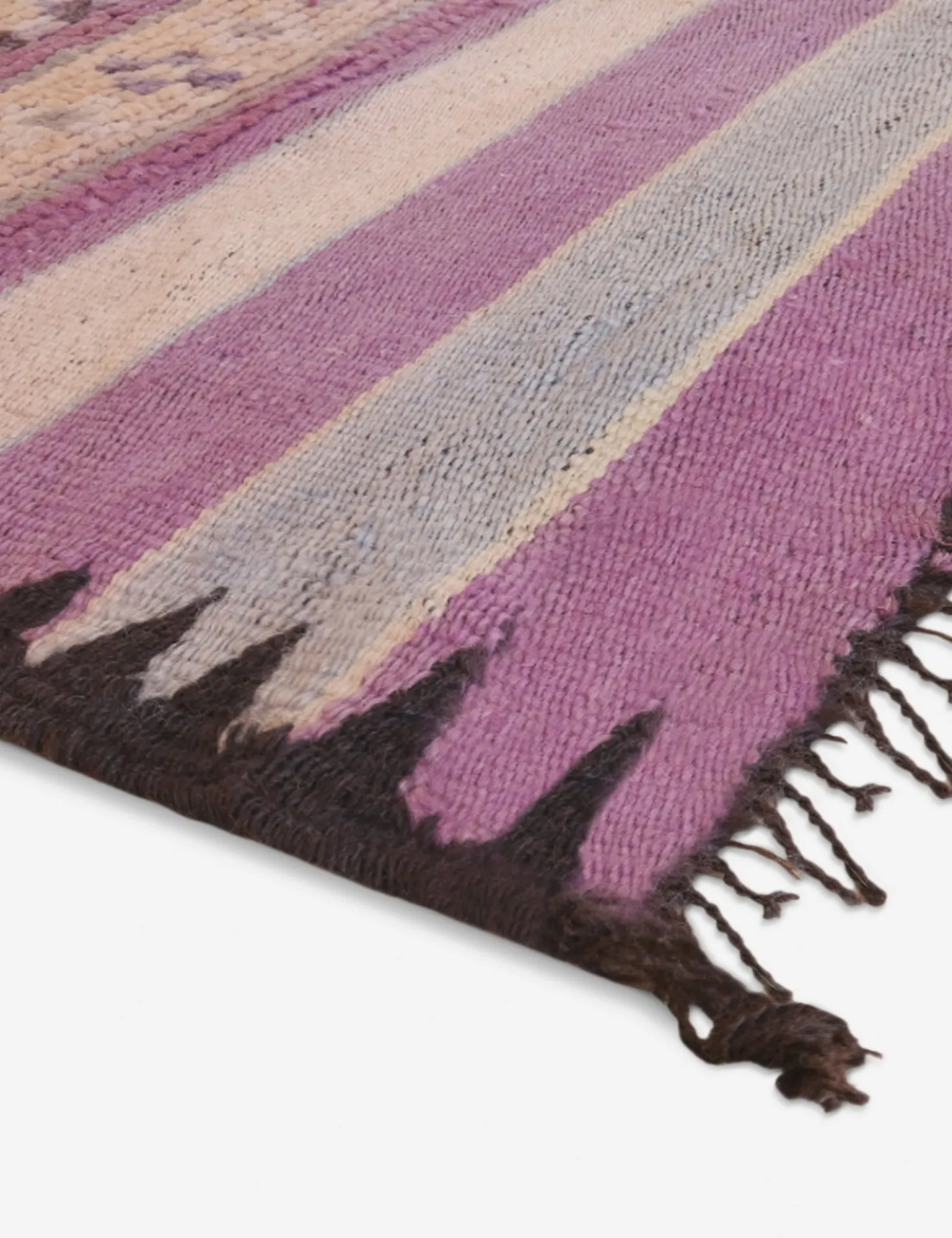 Vintage Moroccan Hand-Knotted Wool Rug No. 62, 5'4" x 11'9"
