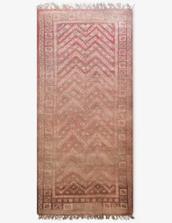 Vintage Moroccan Hand-Knotted Wool Rug No. 50, 6'4 x 15'3