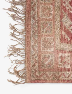 Vintage Moroccan Hand-Knotted Wool Rug No. 50, 6'4 x 15'3