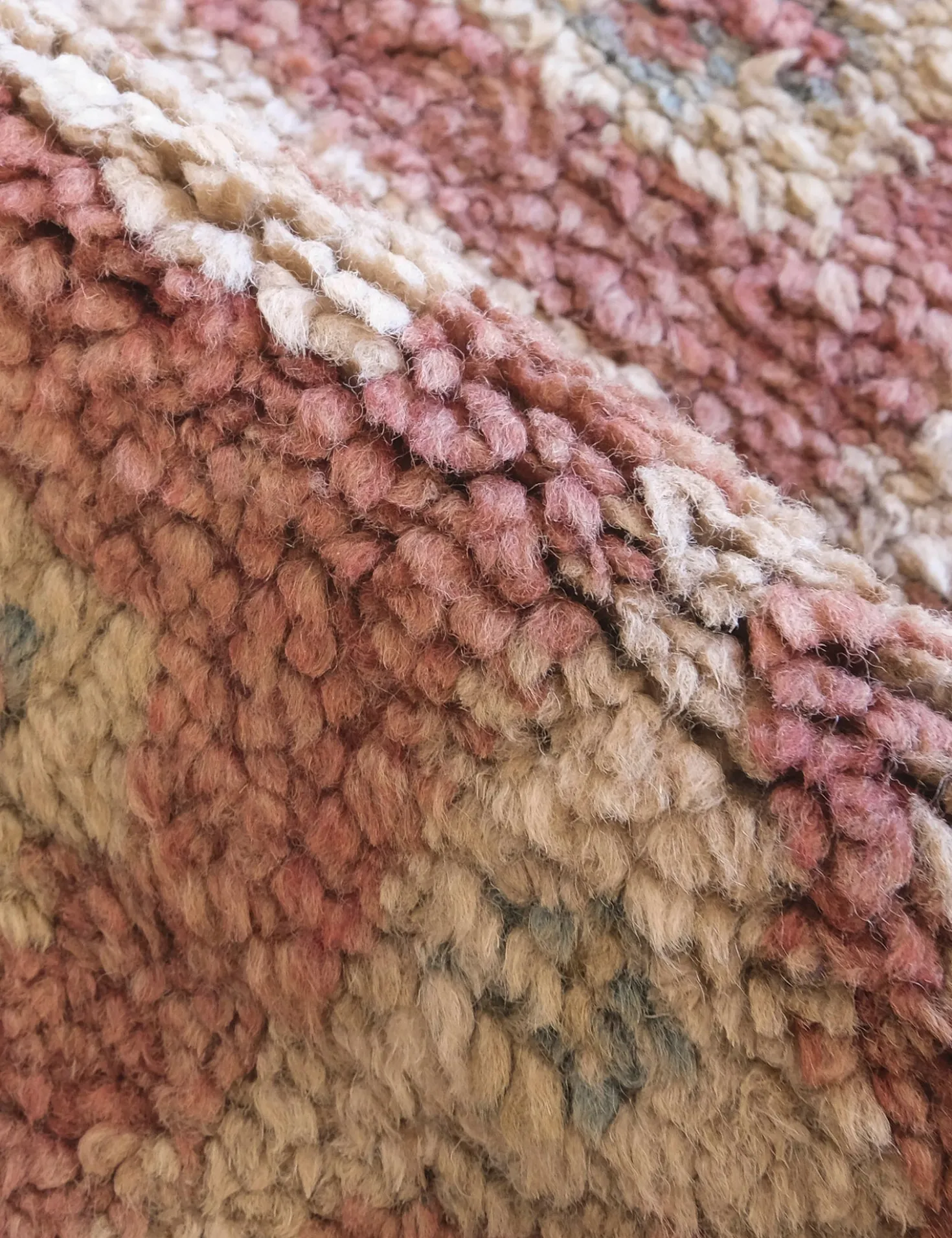 Vintage Moroccan Hand-Knotted Wool Rug No. 50, 6'4 x 15'3"