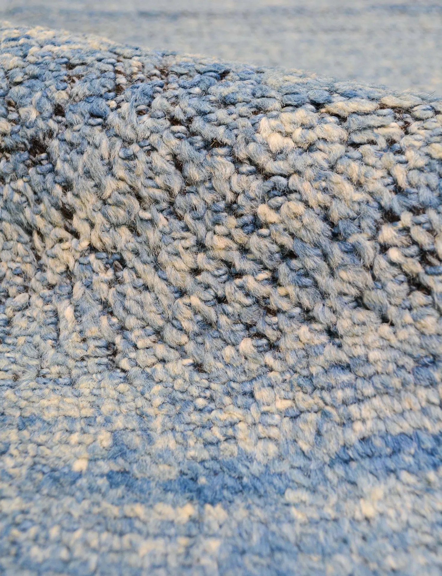 Vintage Moroccan Hand-Knotted Wool Rug No. 475, 5' 6" x 8' 3"
