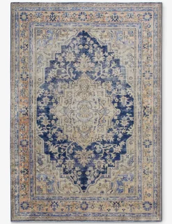 Vintage Turkish Hand-Knotted Wool Rug No. 538, 6'7" x 9'7"