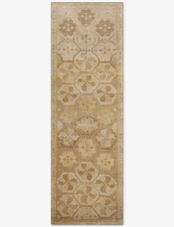 Vintage Turkish Hand-Knotted Wool Runner Rug No. 299, 4'7" x 16'