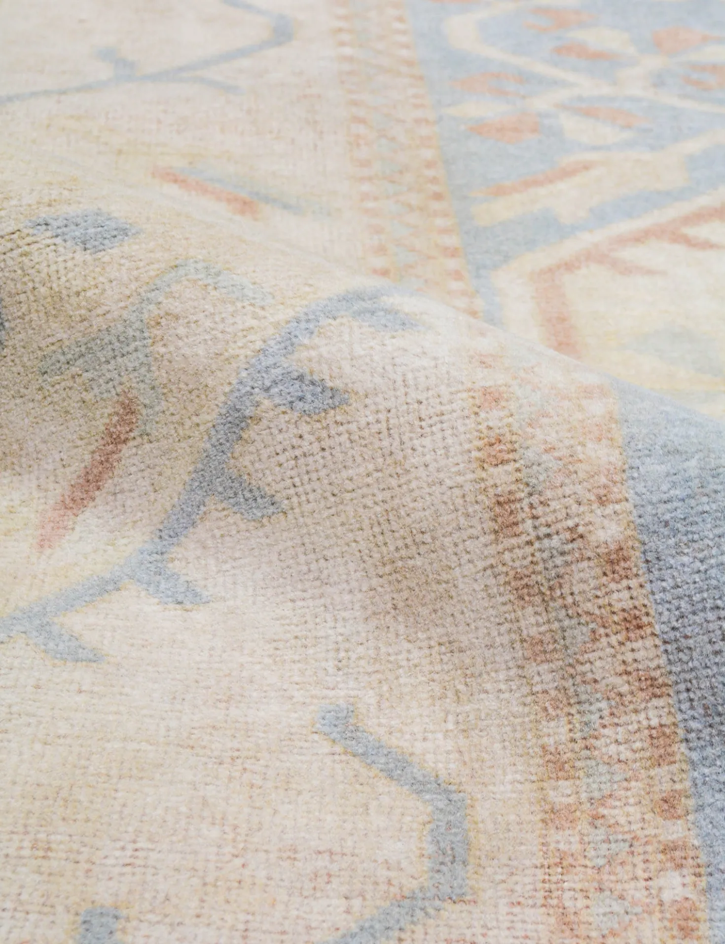 Vintage Turkish Hand-Knotted Wool Rug No. 467, 6' 4" x 9'