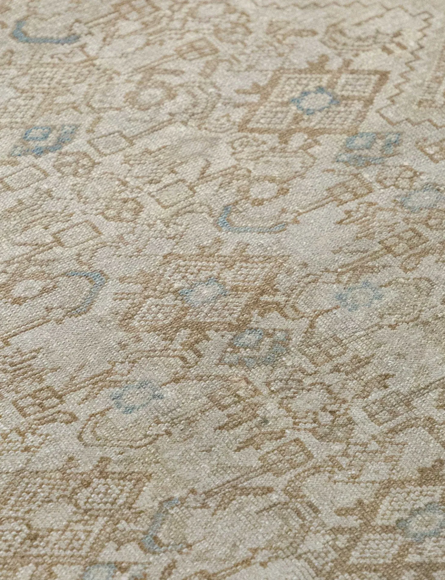Vintage Turkish Hand-Knotted Wool Rug No. 533, 3'5" x 6'