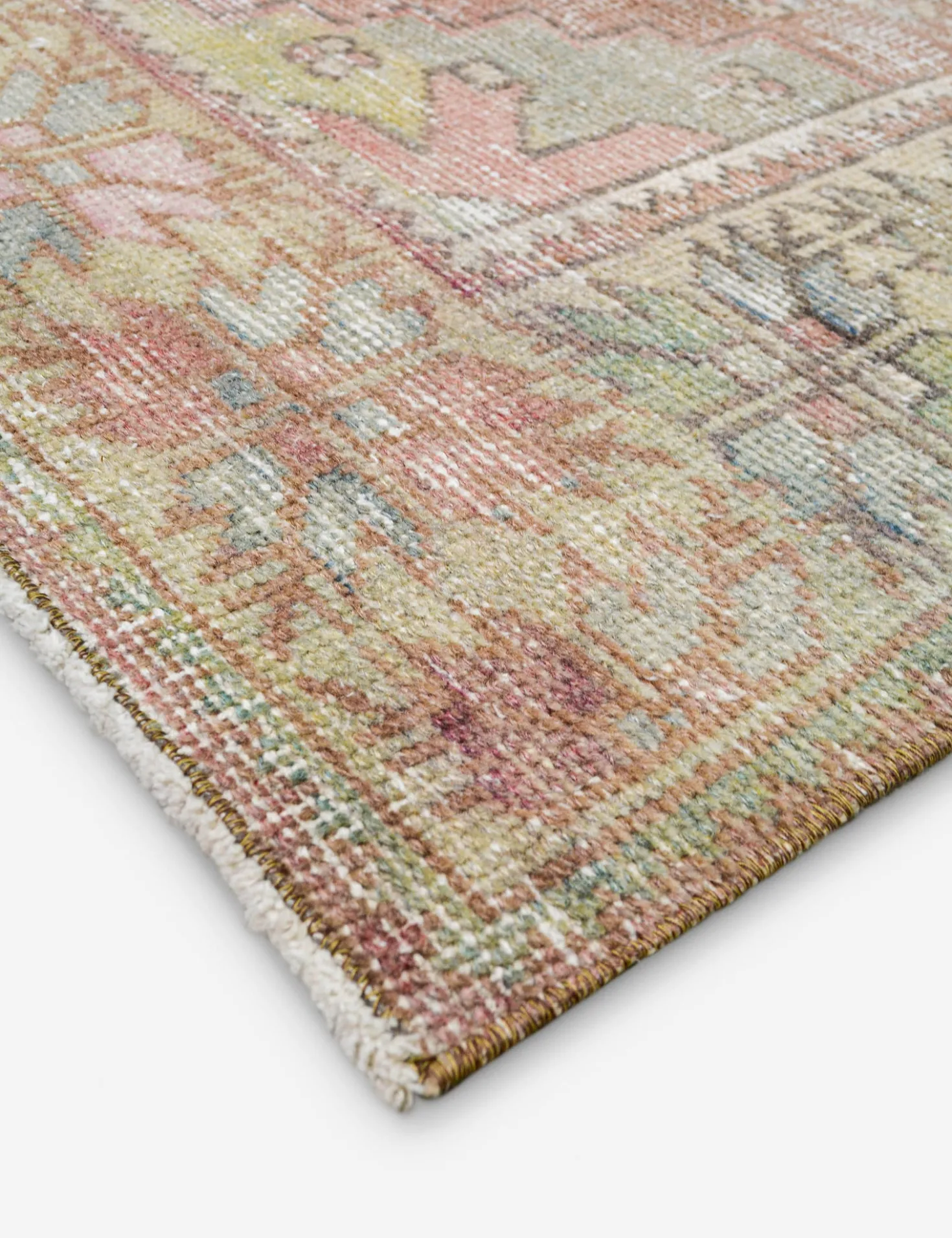 Vintage Turkish Hand-Knotted Wool Rug No. 511, 4' 5" x 8' 2"