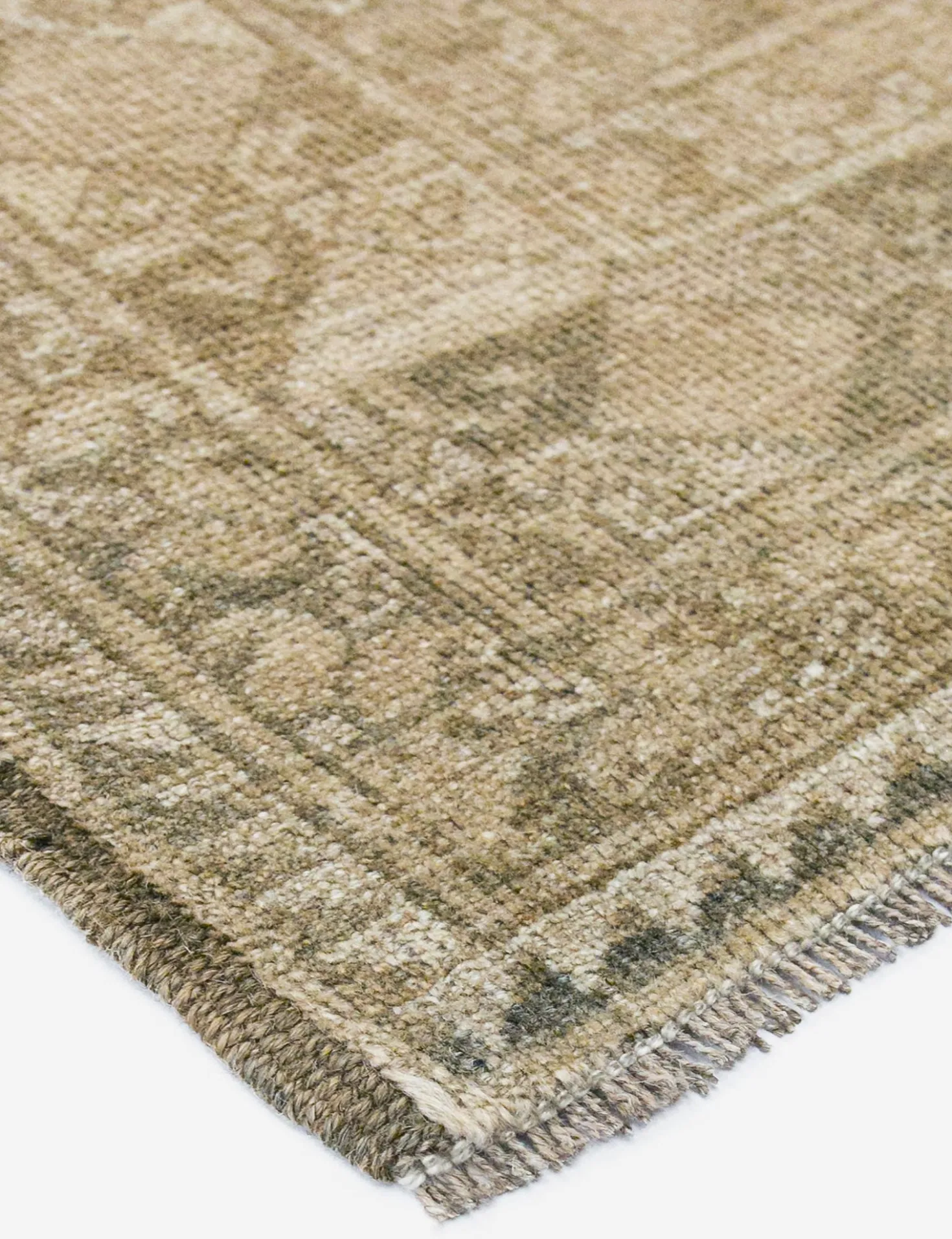 Vintage Turkish Hand-Knotted Wool Rug No. 444, 7'5" x 9'10"