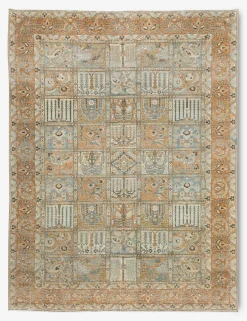 Vintage Turkish Hand-Knotted Wool Rug No. 377, 6'11