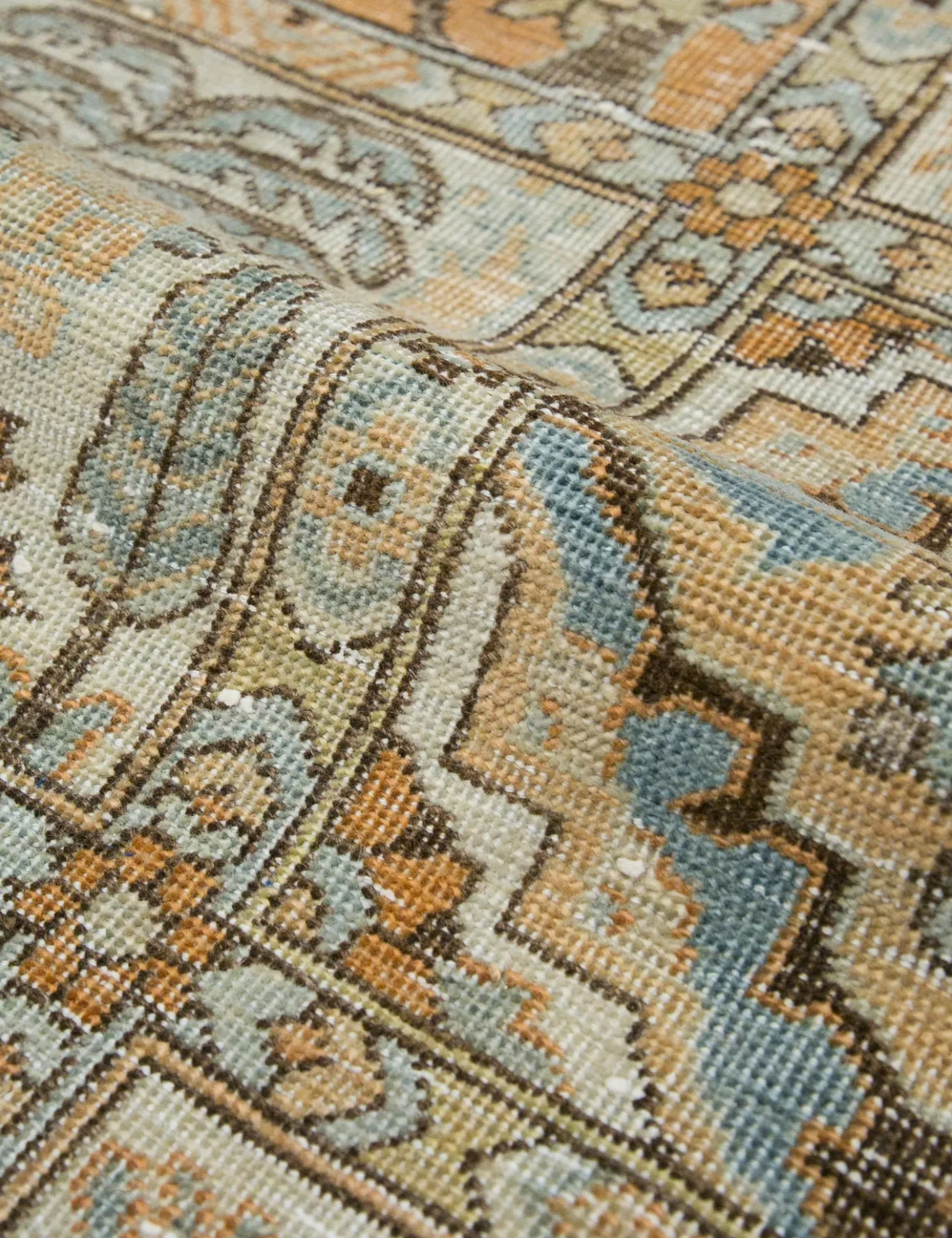 Vintage Turkish Hand-Knotted Wool Rug No. 377, 6'11" x 10'5"