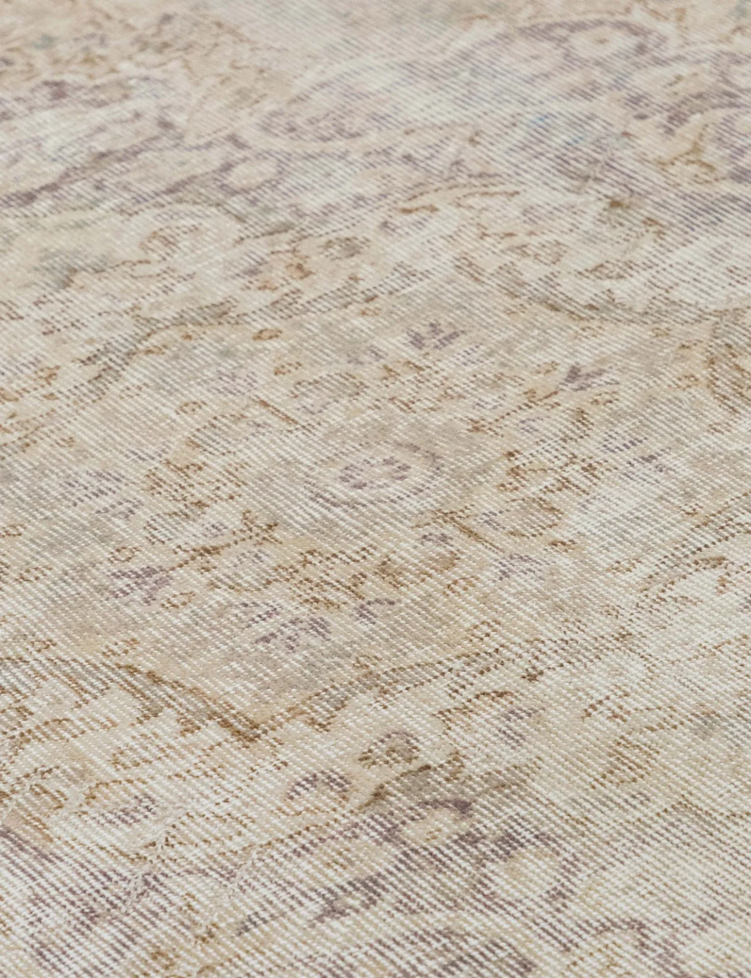 Vintage Turkish Hand-Knotted Wool Rug No. 541, 7'9" x 11'3"