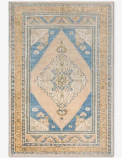 Vintage Turkish Hand-Knotted Wool Rug No. 536, 5'7