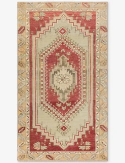 Vintage Turkish Hand-Knotted Wool Rug No. 559, 2'8