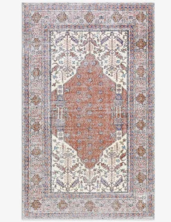 Vintage Turkish Hand-Knotted Wool Rug No. 512, 5' x 8'